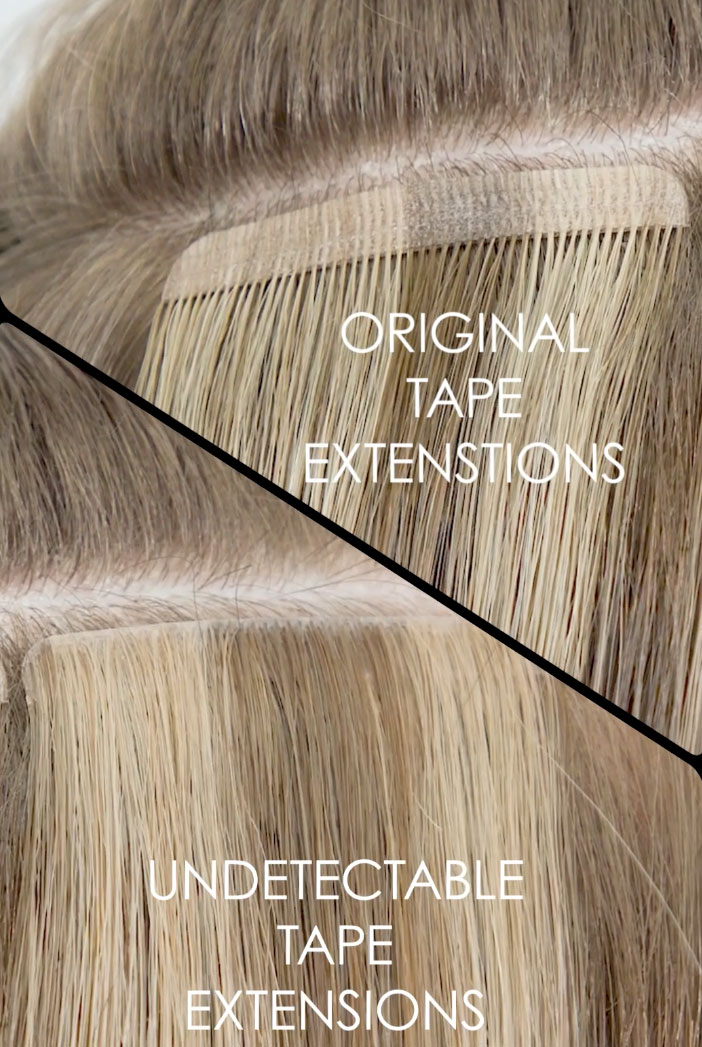 Undetectable Tape Extensions bei Hairworld Salzburg